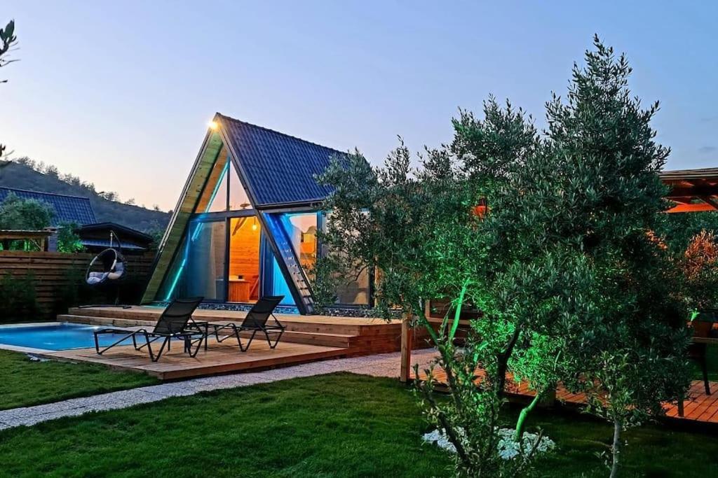 Villa Zeytin Havuzlu Jakuzili Fethiye Exterior foto