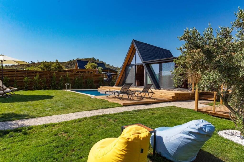 Villa Zeytin Havuzlu Jakuzili Fethiye Exterior foto